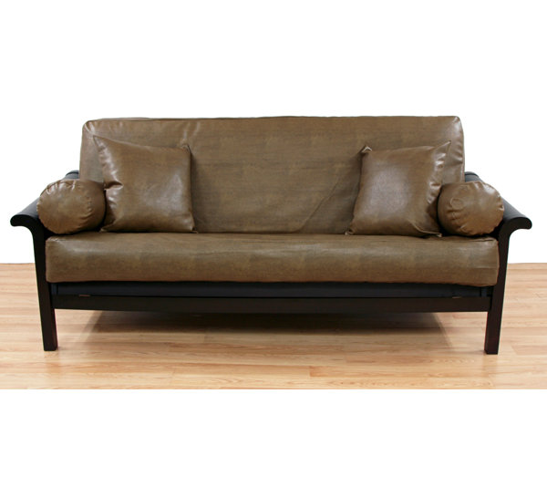 Foundry Select Rawhide Box Cushion Futon Slipcover & Reviews Wayfair Canada